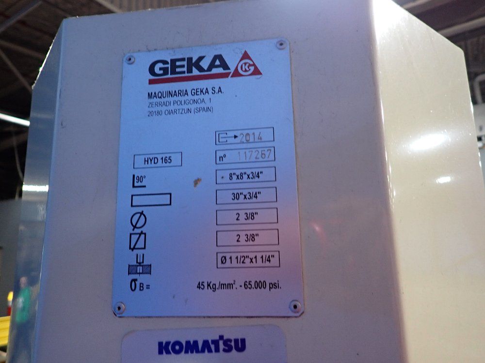 Geka 2014 Geka Hydracrop 165s Ironworker