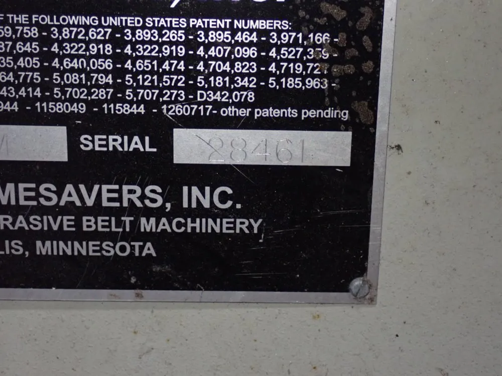 Timesavers Belt Sander