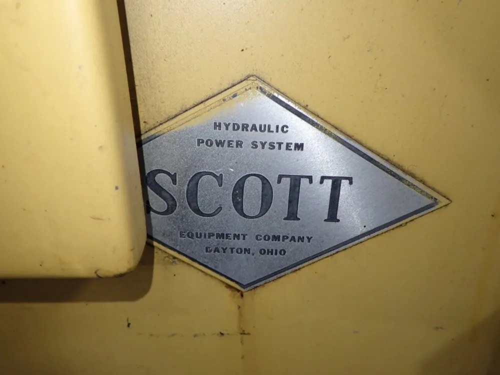 Scott 10 Hp Hydraulic Unit