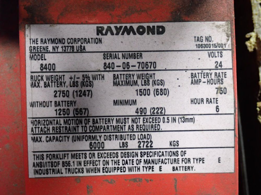 Raymond  Electric Pallet Jack
