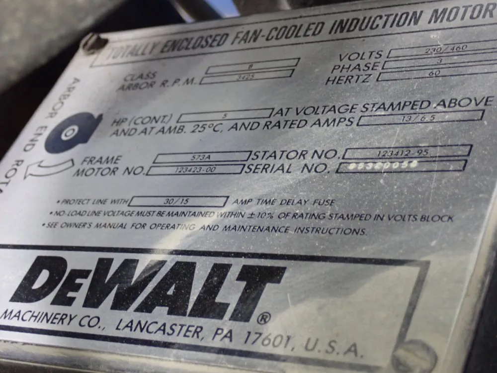 Dewalt Radial Arm Saw