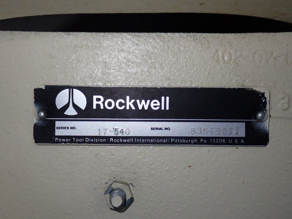 Rockwell Drill Press