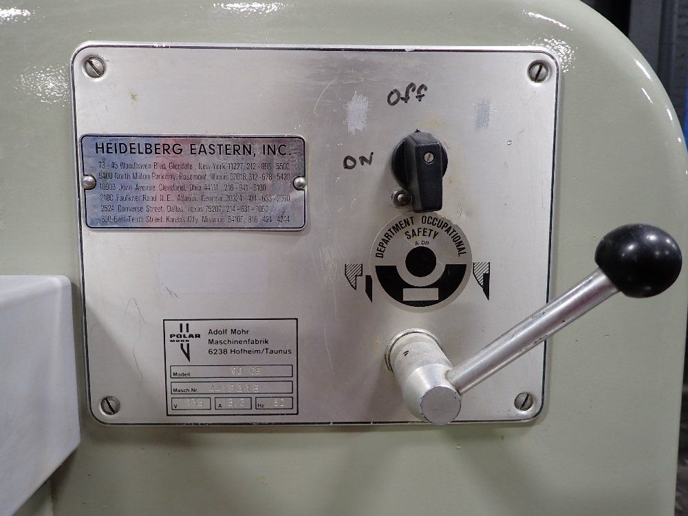 Polarmohr Polarmohr 90 Ce Eltromat 90 Paper Cutter