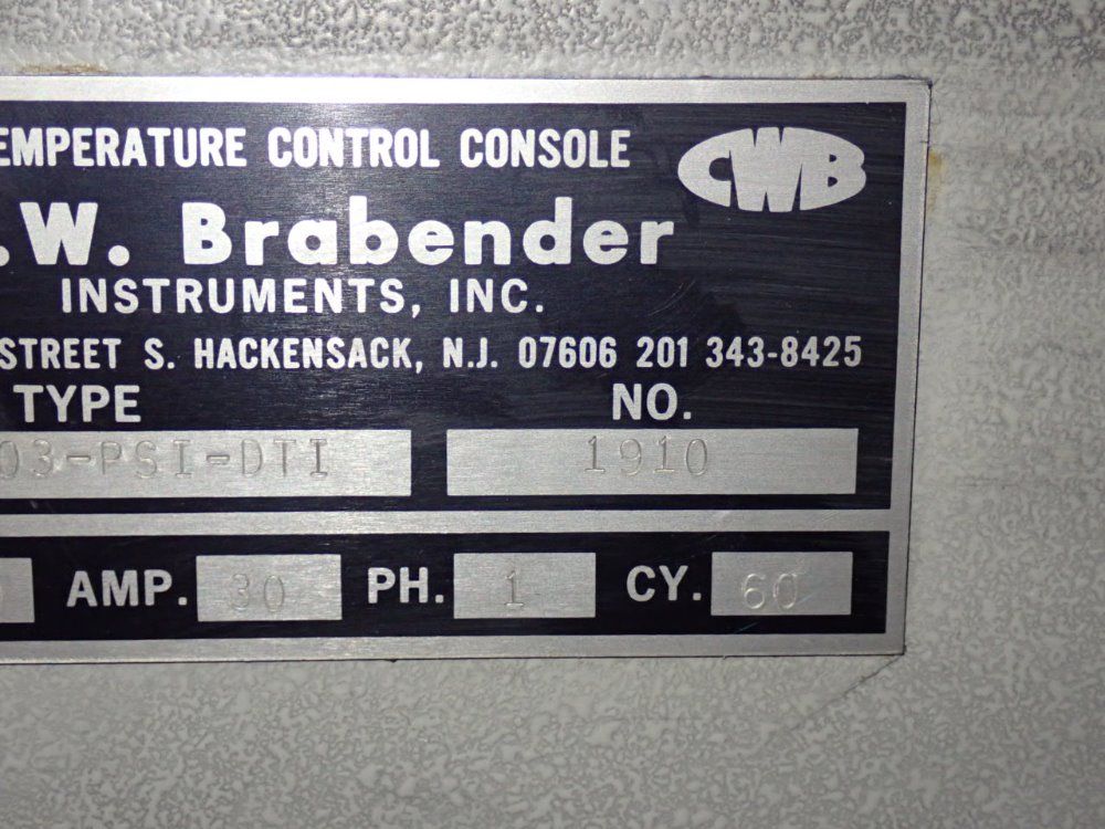 C.w. Brabender Controller - 803-2003-psi-dti