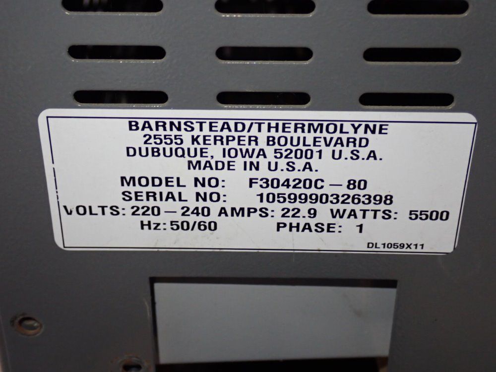 Barnstead  Thermolyne Furnace