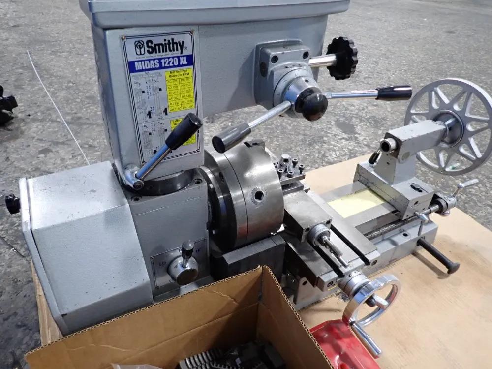 Smithy Smithy Midas 1220xl Benchtop Mill