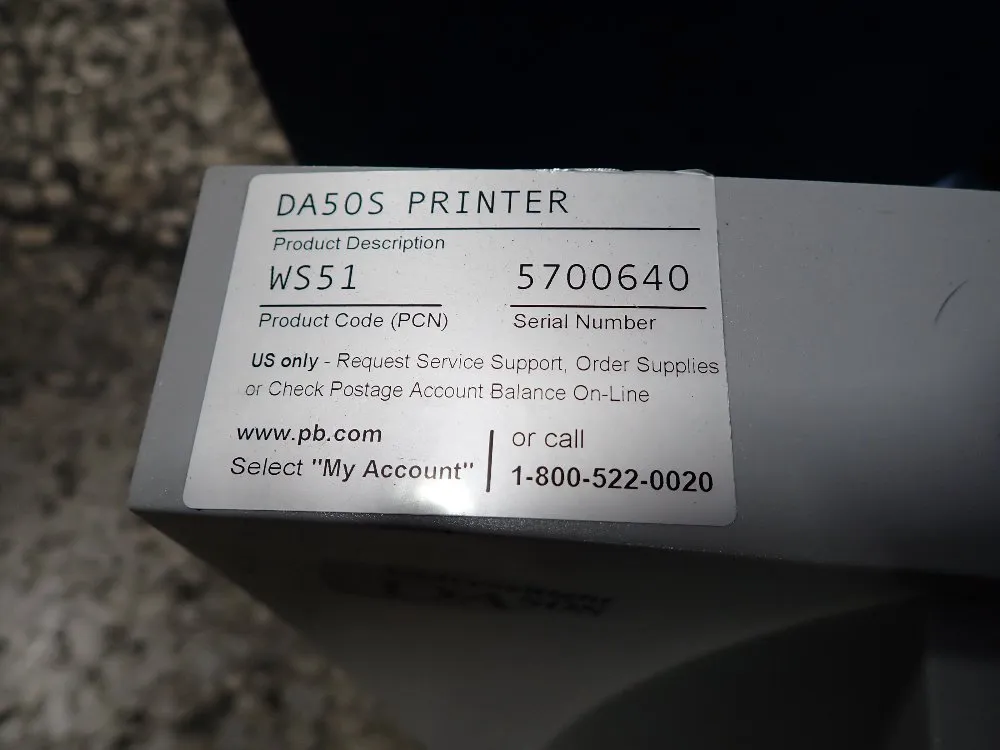 Pitney Bowes Addressright Da50s Printer