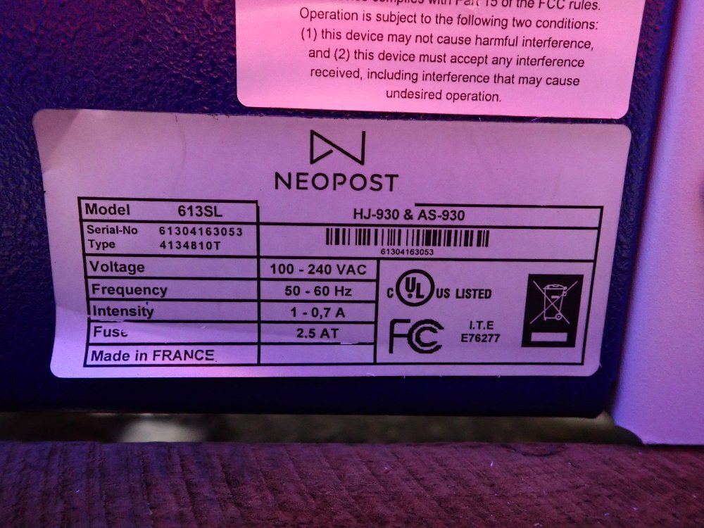 Neopost Address Printer