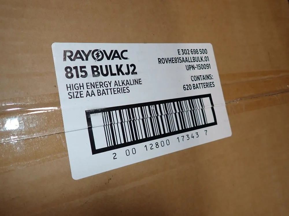 Rayovac Aa Aa Alkaline Batteries - 815 Bulkj2
