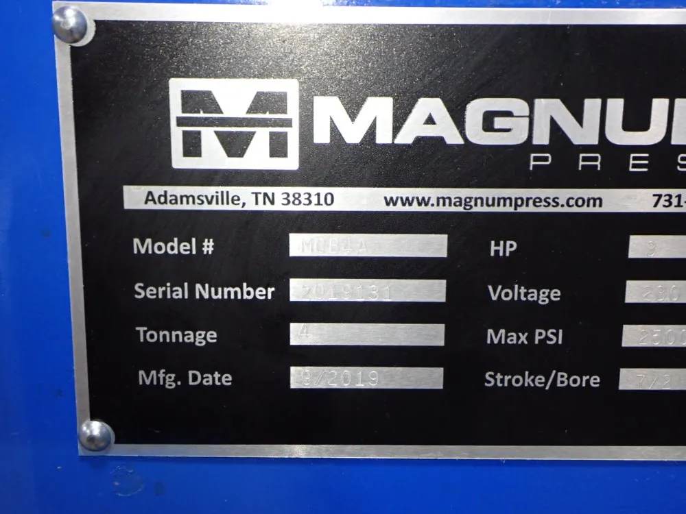 Magnum 2019 Magnum Mcb4a Bench Top Press
