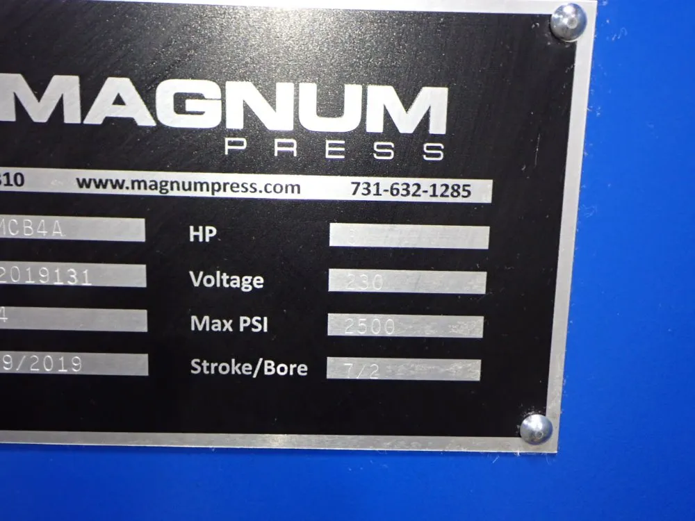 Magnum 2019 Magnum Mcb4a Bench Top Press