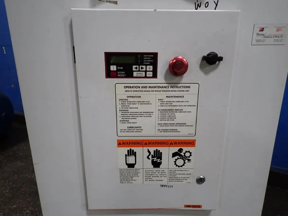 Gardner Denver 2000 Gardner Denver Efc99a Air Compressor