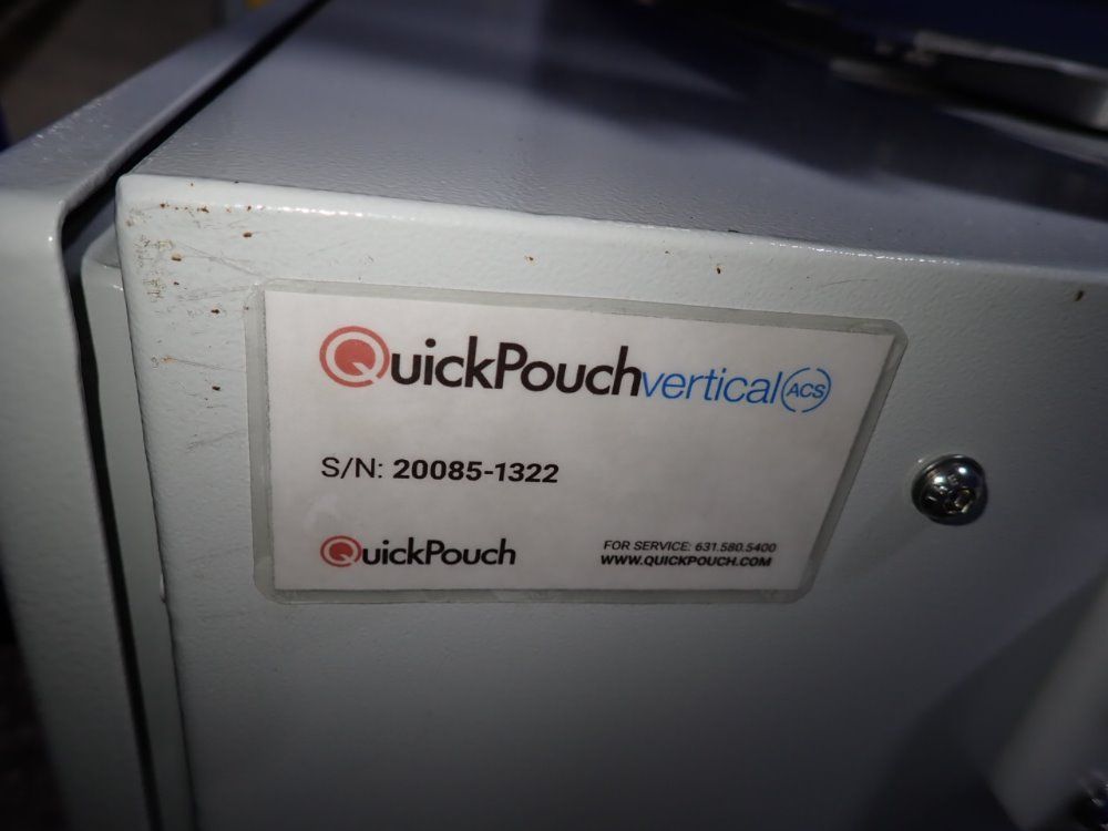 Quickpouch Quickpouch Qpv20 Acs Vertical Air Pouch Machine 