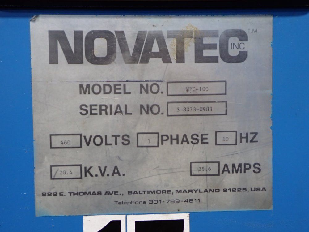 Novatec Material Dryer