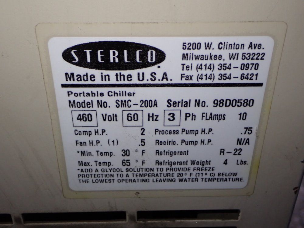 Sterlco Chiller