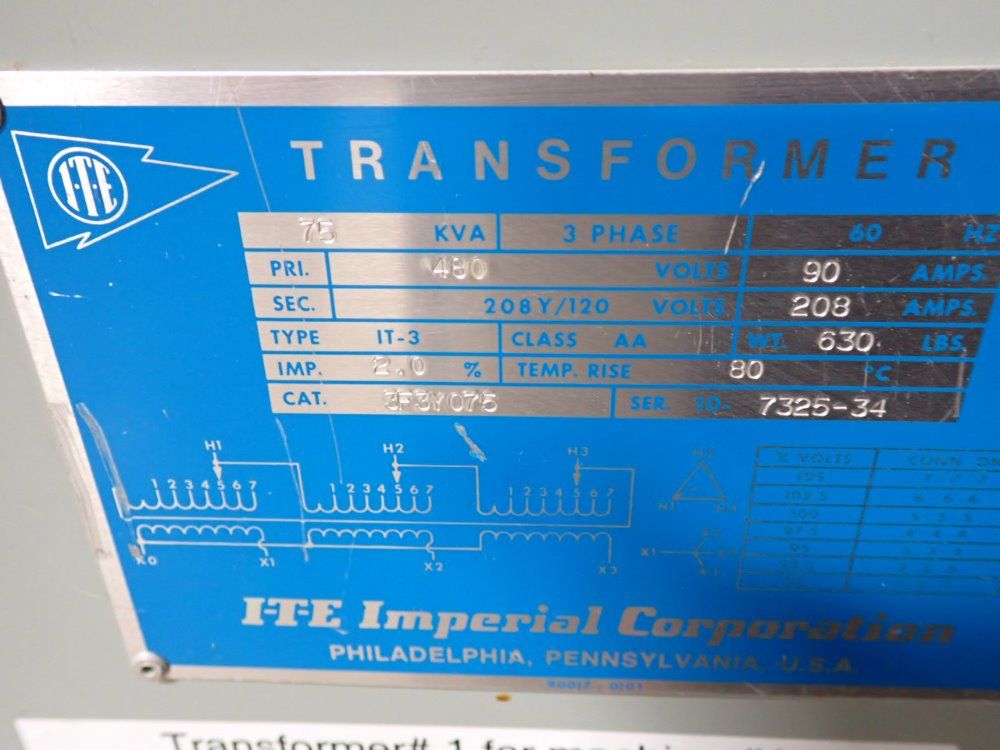 Ite Imperial Corporation Transformer