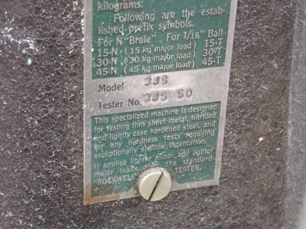 Rockwell Hardness Tester