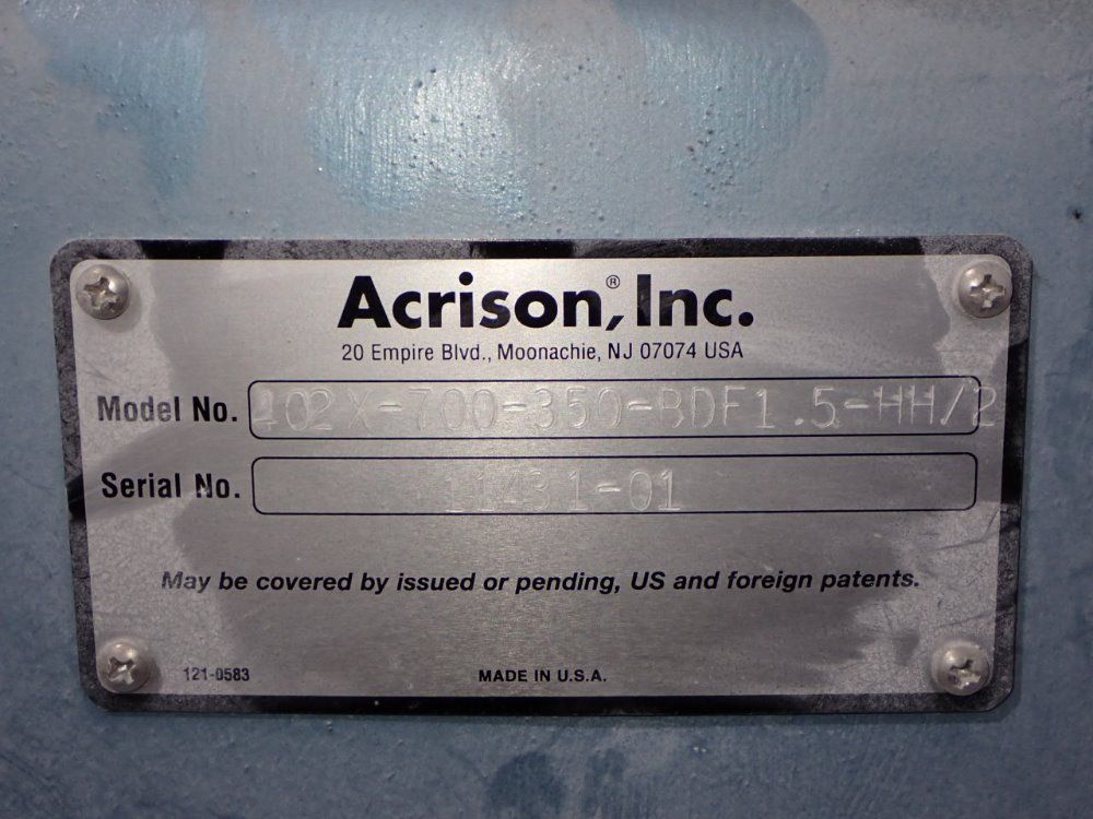 Acrison Weigh Feeder