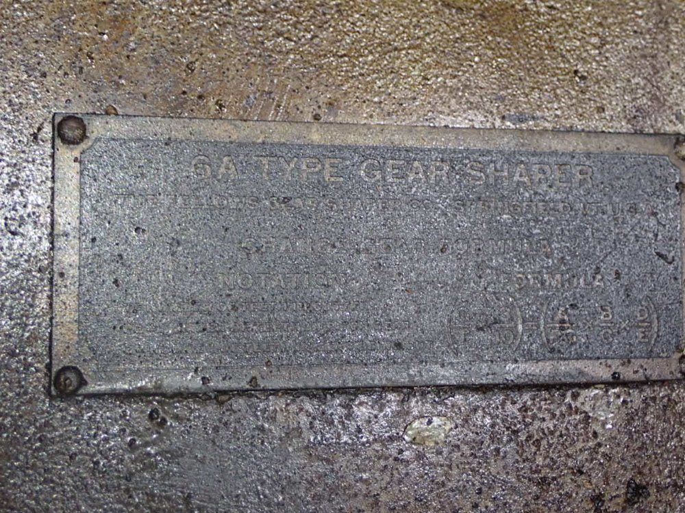 Fellows Gear Shaper
