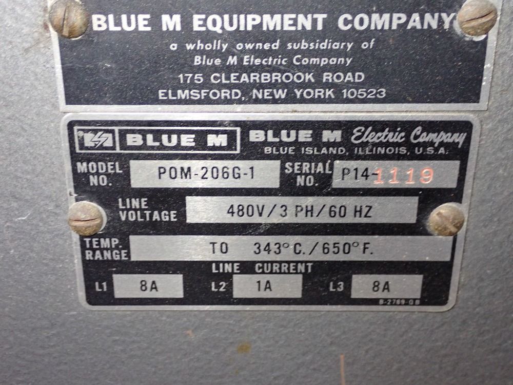 Blue M Oven