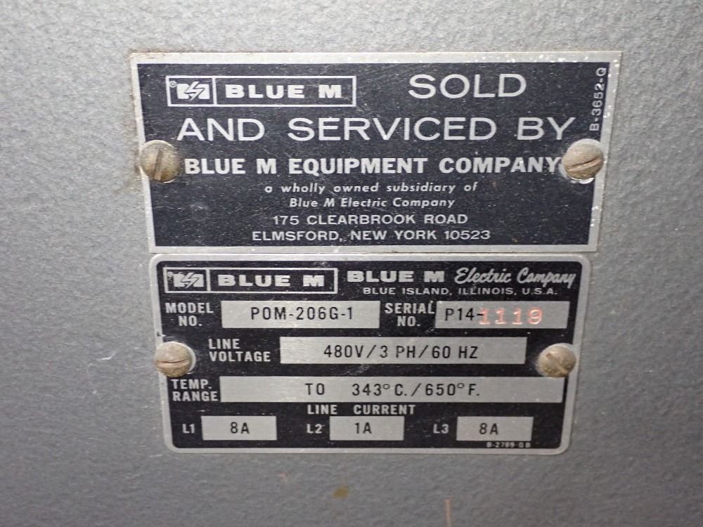 Blue M Oven