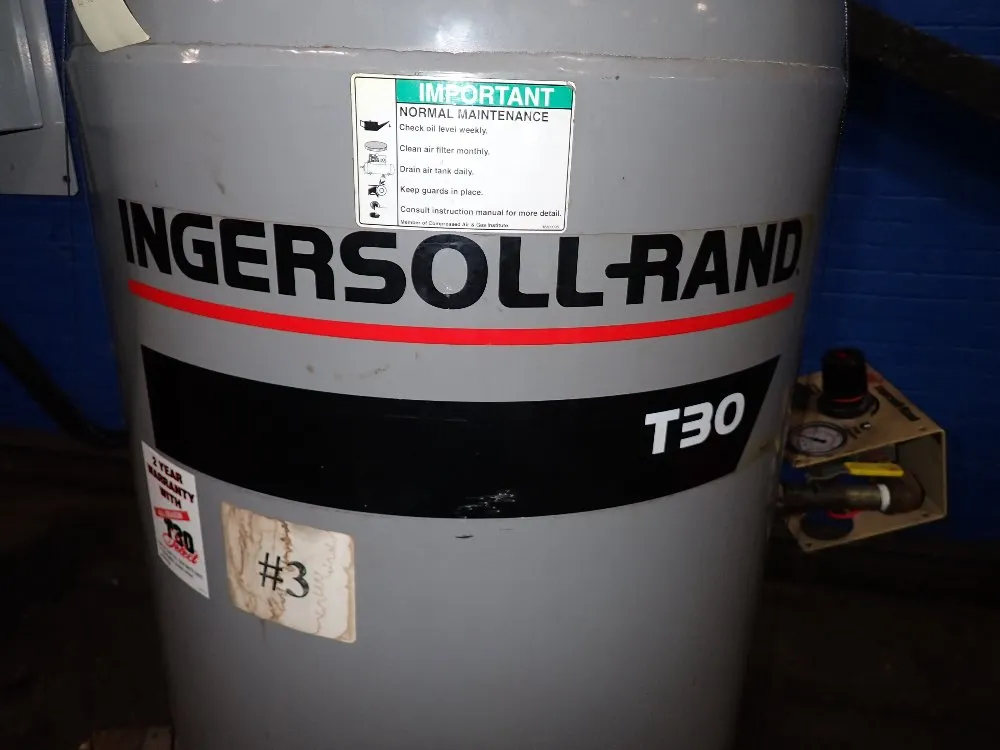 Ingersoll Rand T30 Air Compressor