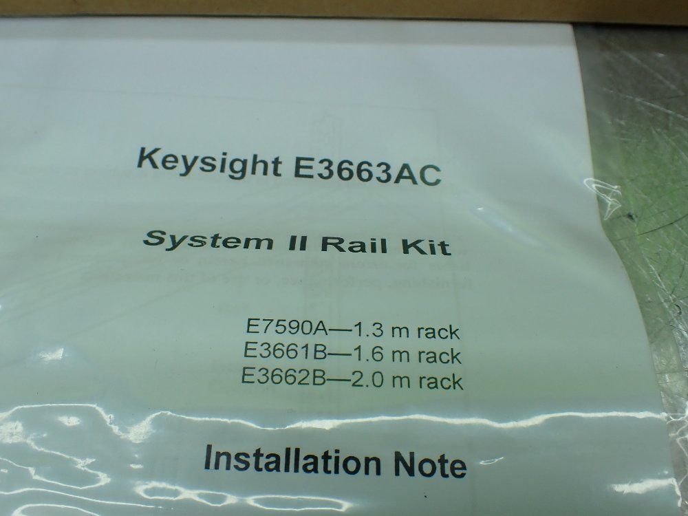 Keysight System Ii Rail Kit