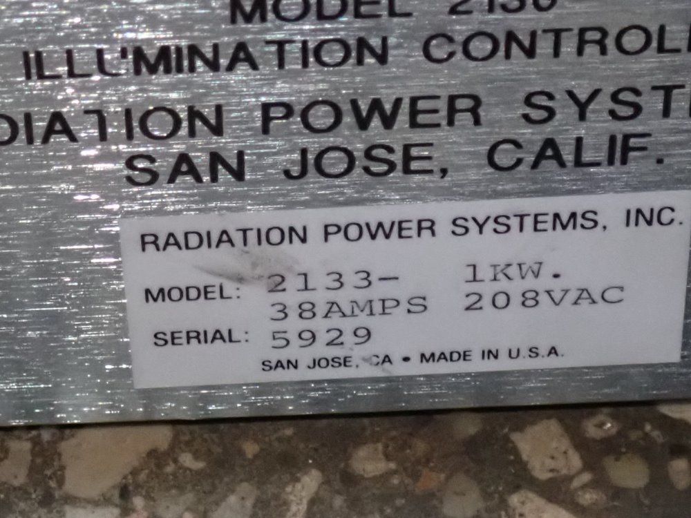 Radiation Power Systems Inc Controller