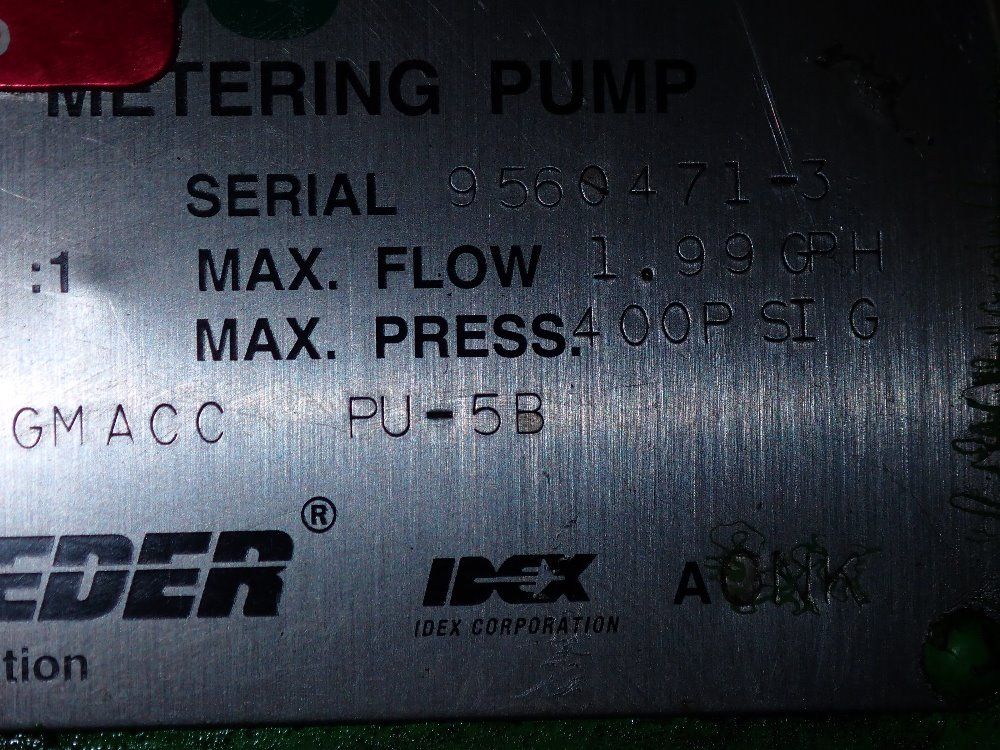 Pulsafeeder Metering Pump