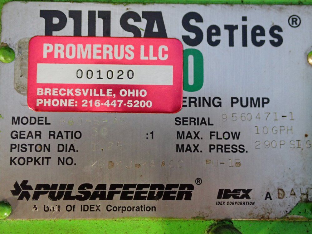 Pulsafeeder Metering Pump
