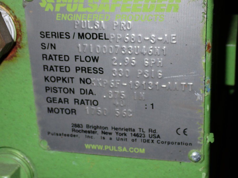 Pulsafeeder Metering Pump