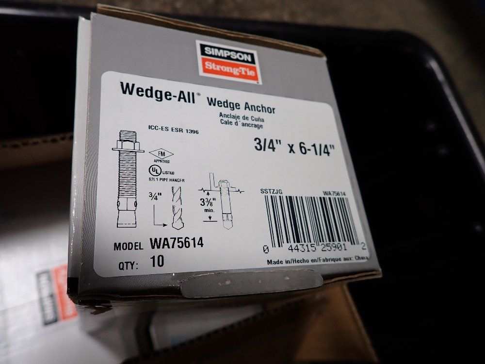 Simpson Strongtie Wedgeall Wedge Anchor
