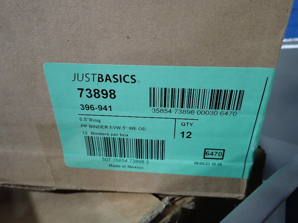 Just Basics 12 Ring Binders