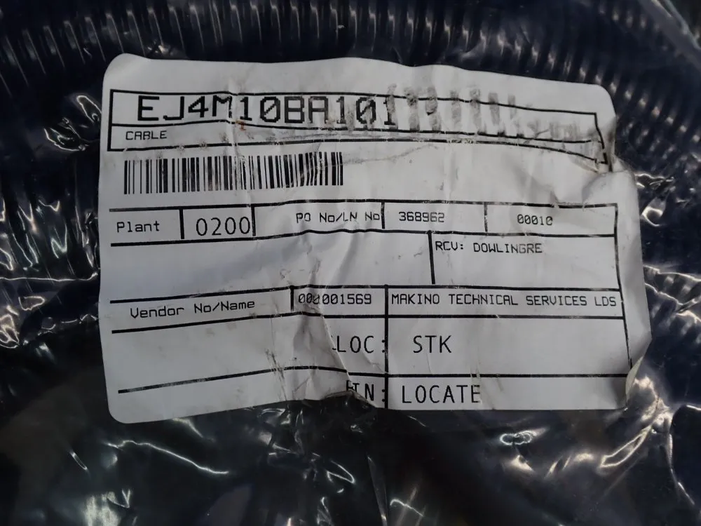 Makino Machine Tool Cable Ej4m10ba101 - Ej4m10ba101