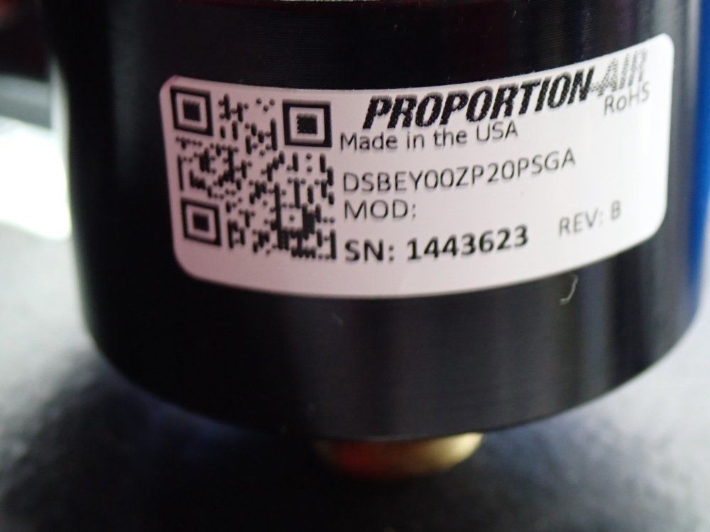 Proportion Air Max Flow 2,000 Scfm Pneumatic Pressure Regulator - Rm00b