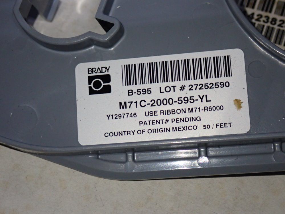 Brady Label Tape