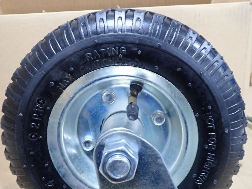 8" Pneumatic Swivel Caster Set W/lock-by The Gaylord - 0440870