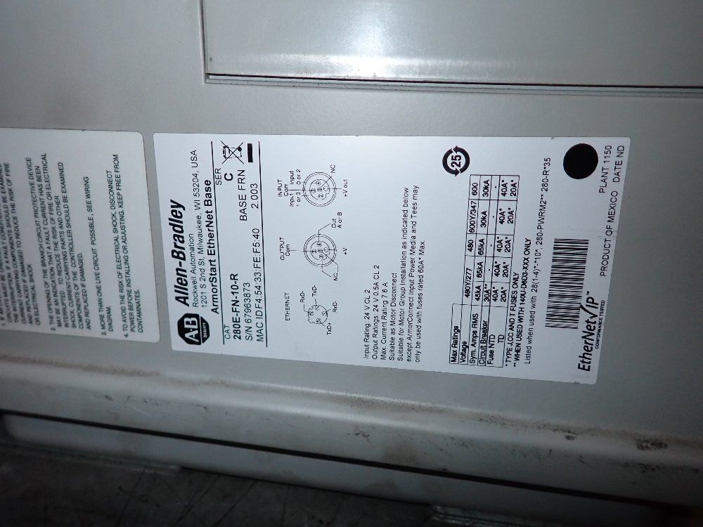 Allen-bradley 1.5 Hp Aromor Start Control Module - 28de-f12z-10b-rrw