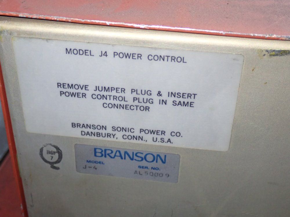 Branson Ultrasonic Welder