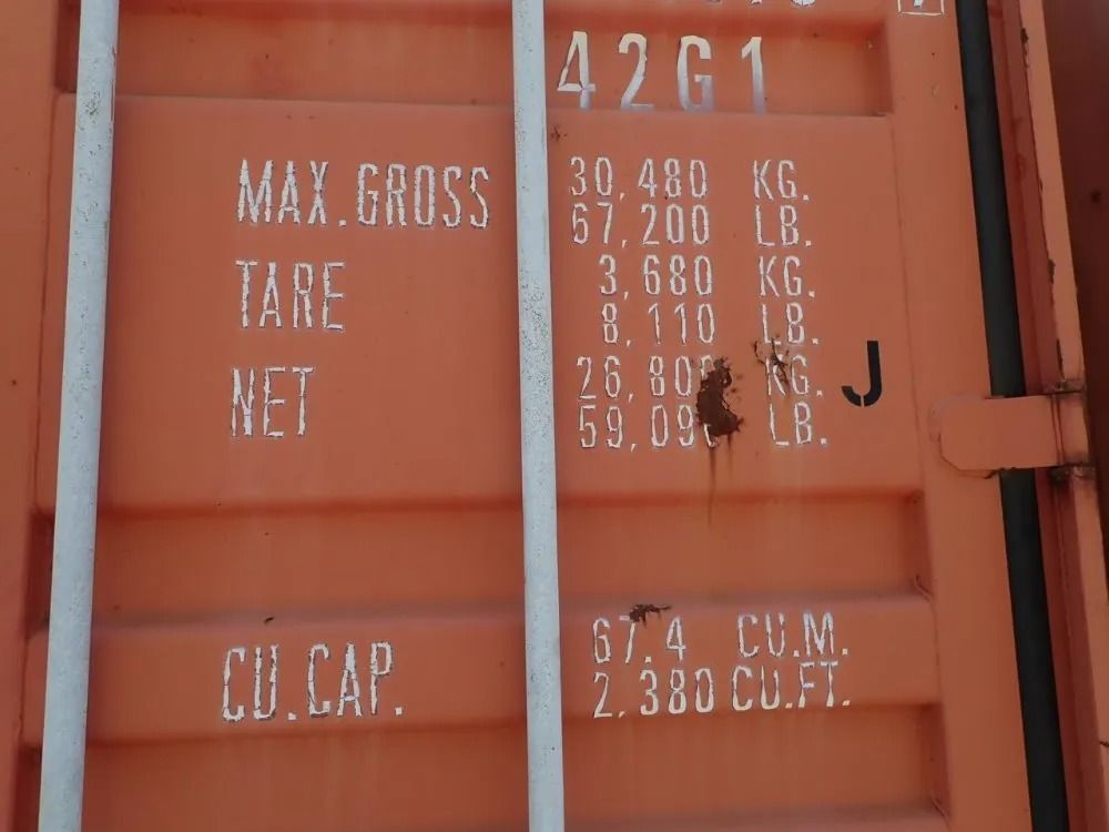 2380 Cu Ft Shipping Container - Dk-s40ca-a