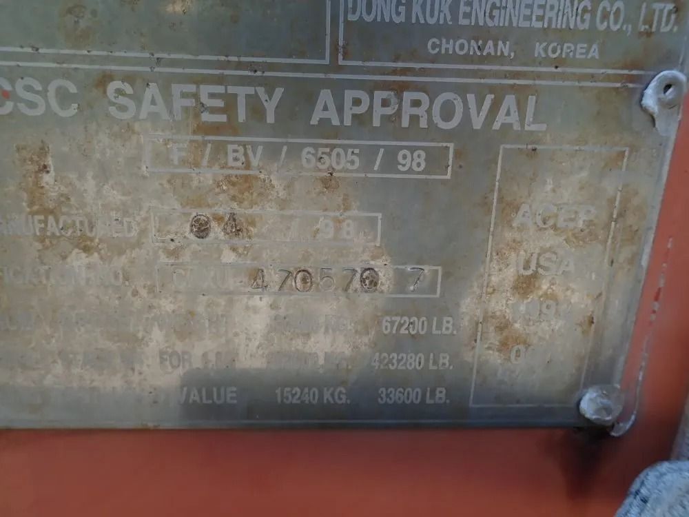 2380 Cu Ft Shipping Container - Dk-s40ca-a