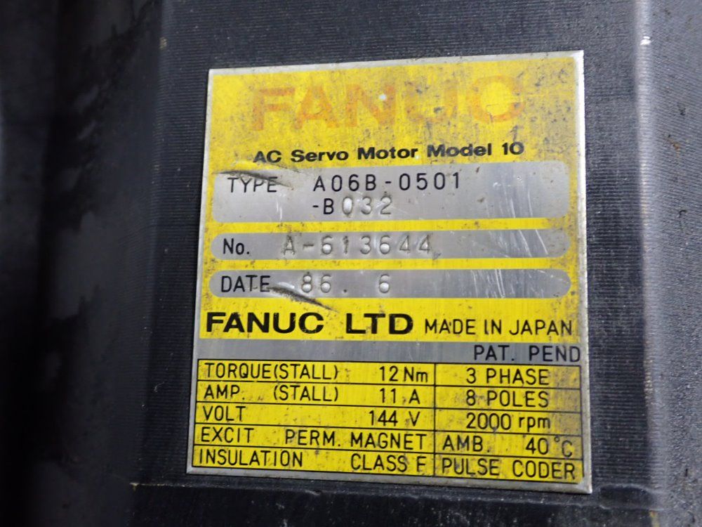 Fanuc Servo Motor - A06b-0501-b032