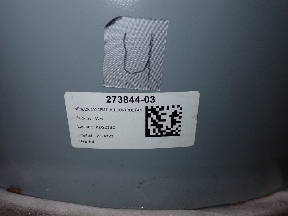  Dust Control Fan