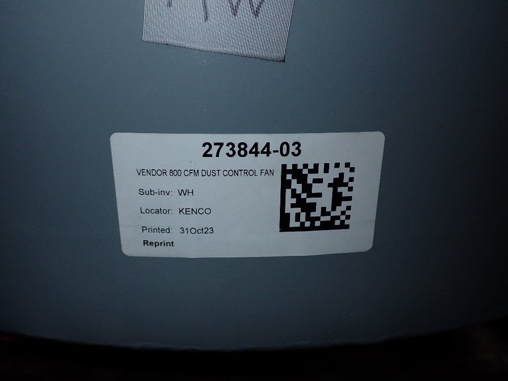  Dust Control Fan