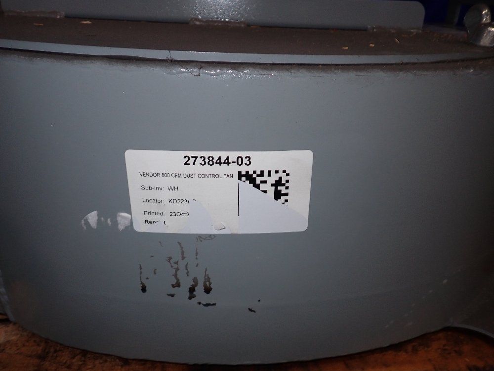  Dust Control Fan