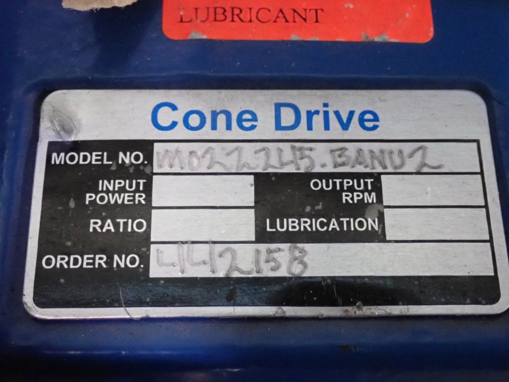 Cone Drive Gear Drive - M022245.banu2