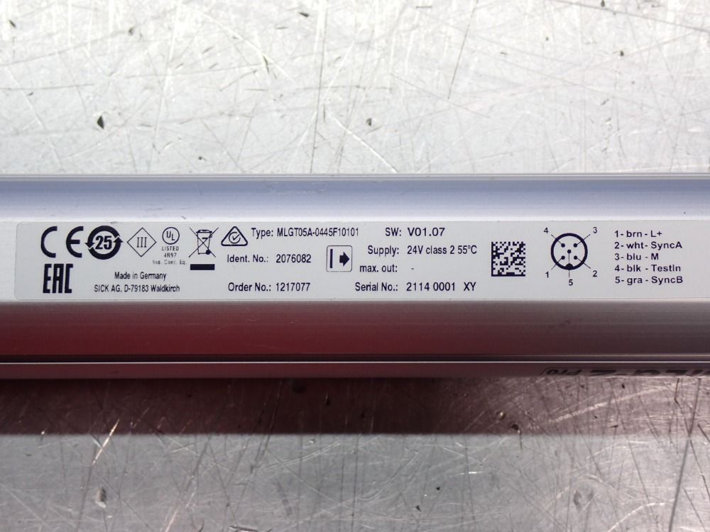 Sick Led Light Array Detection Sensor - Mlgt05a0445f10101