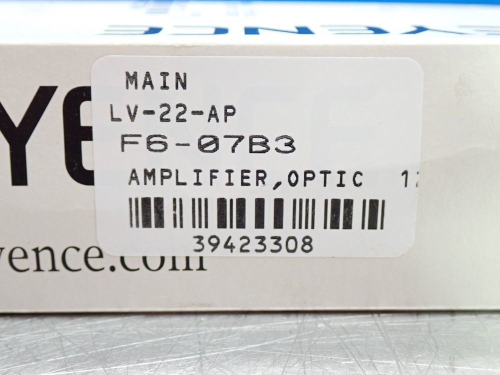 Keyence Photoelectric Digital Laser Amplifier Sensor - Lv-22ap