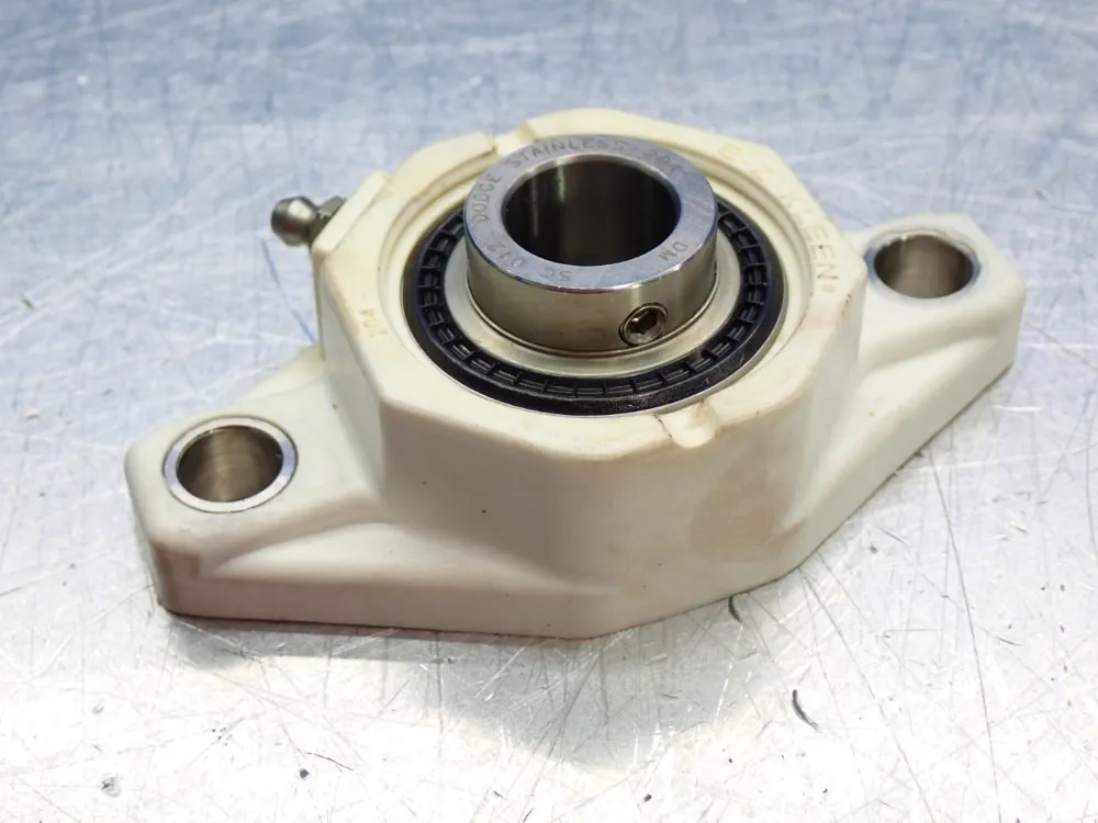 Dodge 0.75 Shaft In Diameter 2-bolt Greaseable Flange Bearing Unit - F2b-scez-012-pss