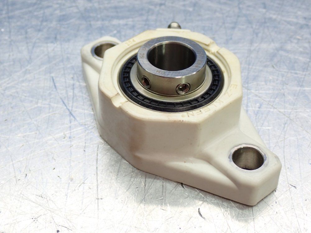 Dodge 0.75 Shaft In Diameter 2-bolt Greaseable Flange Bearing Unit - F2b-scez-012-pss